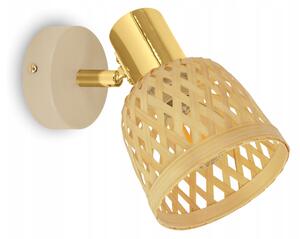 Nástěnné svítidlo Luxolar béžové, zlaté E27 60 W