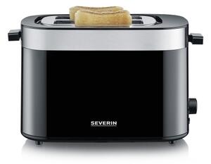 Severin AT 9264 - Topinkovač s dvěma otvory 800W/230V nerez/černá