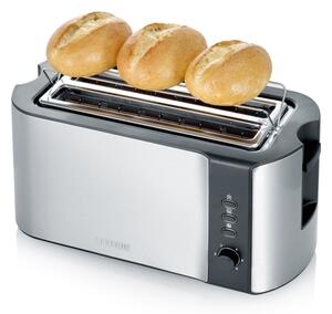 Severin AT 2590 - Topinkovač s čtyřmi otvory 1400W/230V nerez/černá