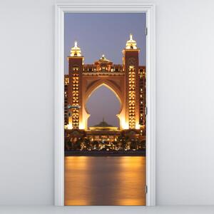 Fototapeta na dveře - Stavba v Dubaji (95x205cm)