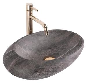 REA-U6649 - Umyvadlo na desku ROXY 31x49 cm keramika/imitace kamene
