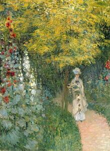Monet, Claude - Obrazová reprodukce Rose Garden, 1876, (30 x 40 cm)