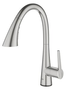 Dřezová baterie Grohe Zedra Touch se senzorem supersteel 30219DC2