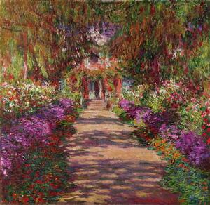 Obrazová reprodukce Cestička v Monetově zahradě, Giverny, 1902, Monet, Claude