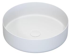 Umyvadlo na desku LJORDAL pr. 40 cm ocel/bílá