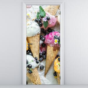 Fototapeta na dveře - Zmrzliny (95x205cm)