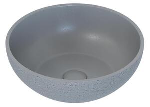 Umyvadlo na desku BERGEN pr. 39 cm beton/šedá