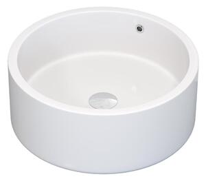 Umyvadlo na desku RUNDTOM pr. 41,5cm keramika/bílá
