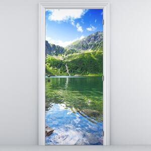 Fototapeta na dveře - Jezero v Tatrách (95x205cm)