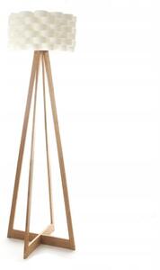 Stojací lampa Atmosphera Patice E27 60 W bílá
