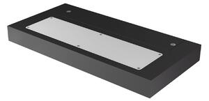 Redo 01-3016 nástěnné LED svítidlo Lamina pískově černé, 30W, 3000K, 26cm