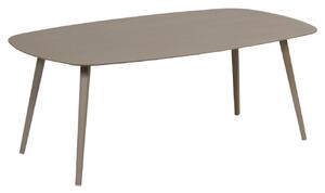 Hoorns Béžový hliníkový zahradní konferenční stolek Aldi 120 x 70 cm