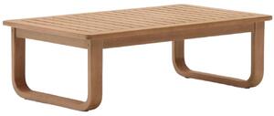 Dřevěný zahradní konferenční stolek Kave Home Sacaleta 100 x 60 cm