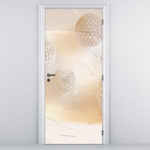 Fototapeta na dveře - Něžné koule, abstraktní (95x205cm)