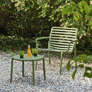 Nardi Zelený plastový zahradní odkládací stolek Doga 50 cm