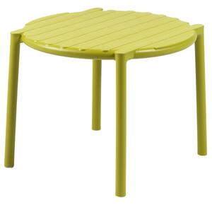 Nardi Žlutý plastový zahradní odkládací stolek Doga 50 cm