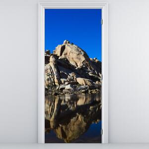 Fototapeta na dveře - Zrcadlení skal (95x205cm)