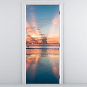 Fototapeta na dveře - Sluneční paprsky nad Daytonskou pláži (95x205cm)