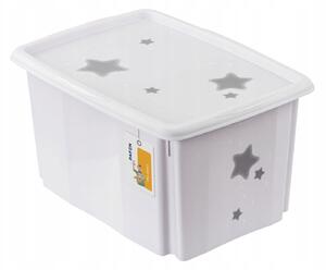 Otočný uzavíratelný kontejner s víkem Stars 45L