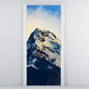 Fototapeta na dveře - Zasněžené hory (95x205cm)