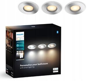 Stropní bodové svítidlo kulatý Philips Hue stříbrné