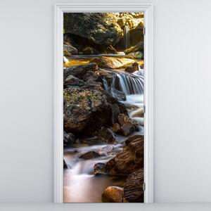 Fototapeta na dveře - Kamenitý potok (95x205cm)