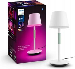 Stolní lampa Philips Hue Go Ambiance 6W 530 lm Bluetooth, bílá