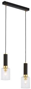 Jupiter 1865 - TU2 - Lustr na lanku TULUZA 2xE27/60W/230V zlatá