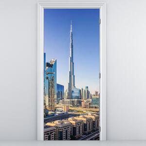 Fototapeta na dveře - Dubajské ráno (95x205cm)