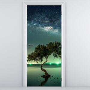Fototapeta na dveře - Noční nebe (95x205cm)