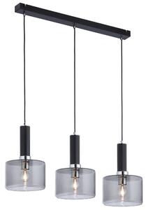 Jupiter 1860 - VA3 - Lustr na lanku VANES 3xE27/60W/230V stříbrná/černá