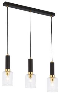 Jupiter 1866 - TU3 - Lustr na lanku TULUZA 3xE27/60W/230V zlatá