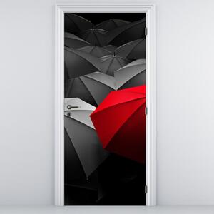 Fototapeta na dveře - Otevřené deštníky (95x205cm)