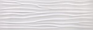 EBS Glaciar dekor 30x90 wave bílý lesklý 1,08 m2