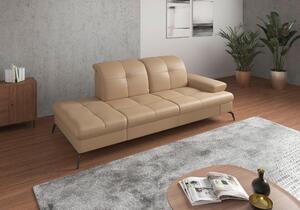 LENOŠKA, textil, kůže, cappuccino Sit & More - Online Only sedačky, Online Only