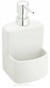 DÁVKOVAČ MÝDLA 2V1 380 ML STOJÍCÍ BÍLÝ WENKO