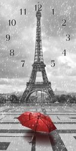 Nástěnné hodiny Eiffel 30x60cm I - plexi