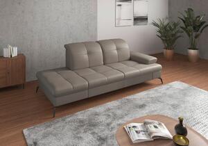 LENOŠKA, textil, kůže, šedá Sit & More - Online Only sedačky, Online Only