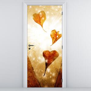 Fototapeta na dveře - Malba rukou plných lásky (95x205cm)