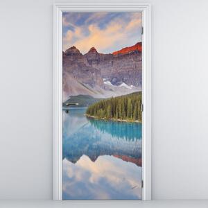 Fototapeta na dveře - Horská kanadská krajina (95x205cm)