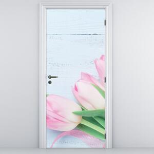 Fototapeta na dveře - Kytice tulipánů (95x205cm)