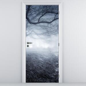 Fototapeta na dveře - Cesta v mlze (95x205cm)