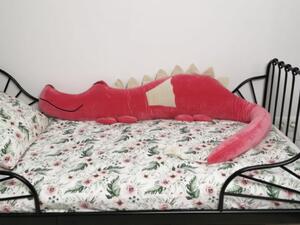 Minky mantinel do dětské postele DRÁČEK - Růžová