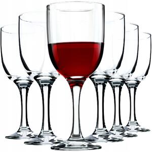 Skleničky na červené víno Kadax , bezbarvé, 290 ml, 6 ks