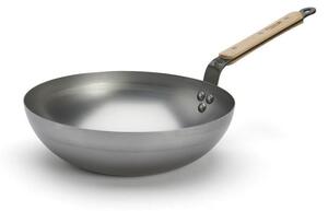 De Buyer 5717.28 - Pánev Wok MINERAL B BOIS 28 cm