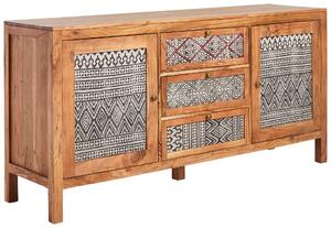ŠIROKÁ KOMODA, akácie, barvy akácie, 160/78/42 cm Livetastic - Online Only komody, Online Only