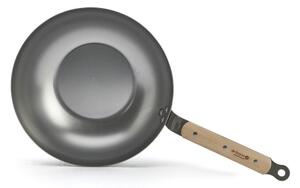 De Buyer 5717.28 - Pánev Wok MINERAL B BOIS 28 cm