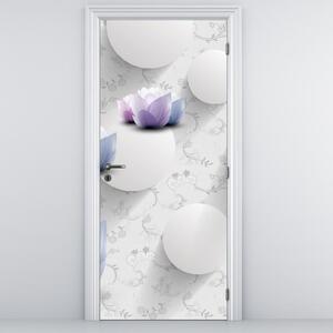 Fototapeta na dveře - Květy (95x205cm)