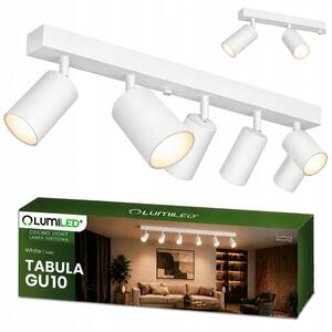 Stropní bodové svítidlo Lumiled bílé hliníkové 6xGU10 moderní Tabula