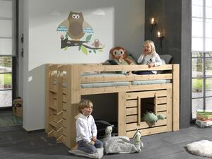 Aldo Dětská postel z masívu ve tvaru domečku Oliver